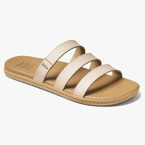 REEF Cushion Ruby Water Resistant Flip-Flop Sandal Beige Tan 7